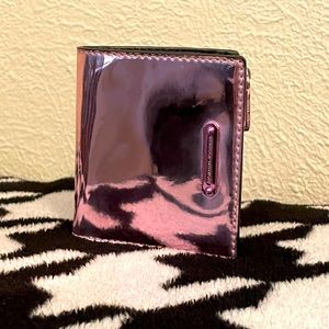 Rebecca Minkoff Chrome Pink Bifold Wallet